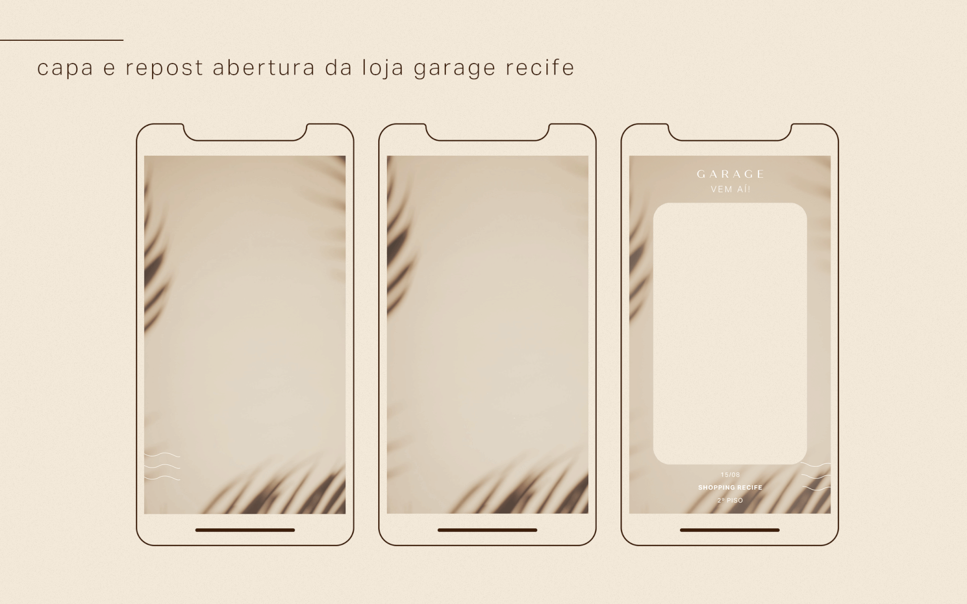 Abertura Loja Garage Recife